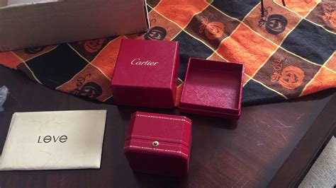 cartier ring unboxing|cartier stainless steel love ring.